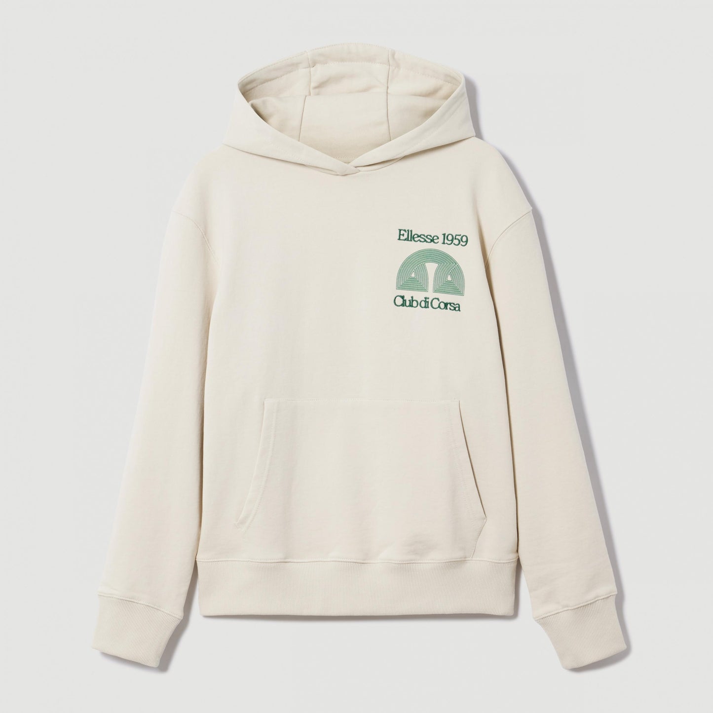 Off White - Close up - Ellesse Mens Club Di Corsa Hoodie