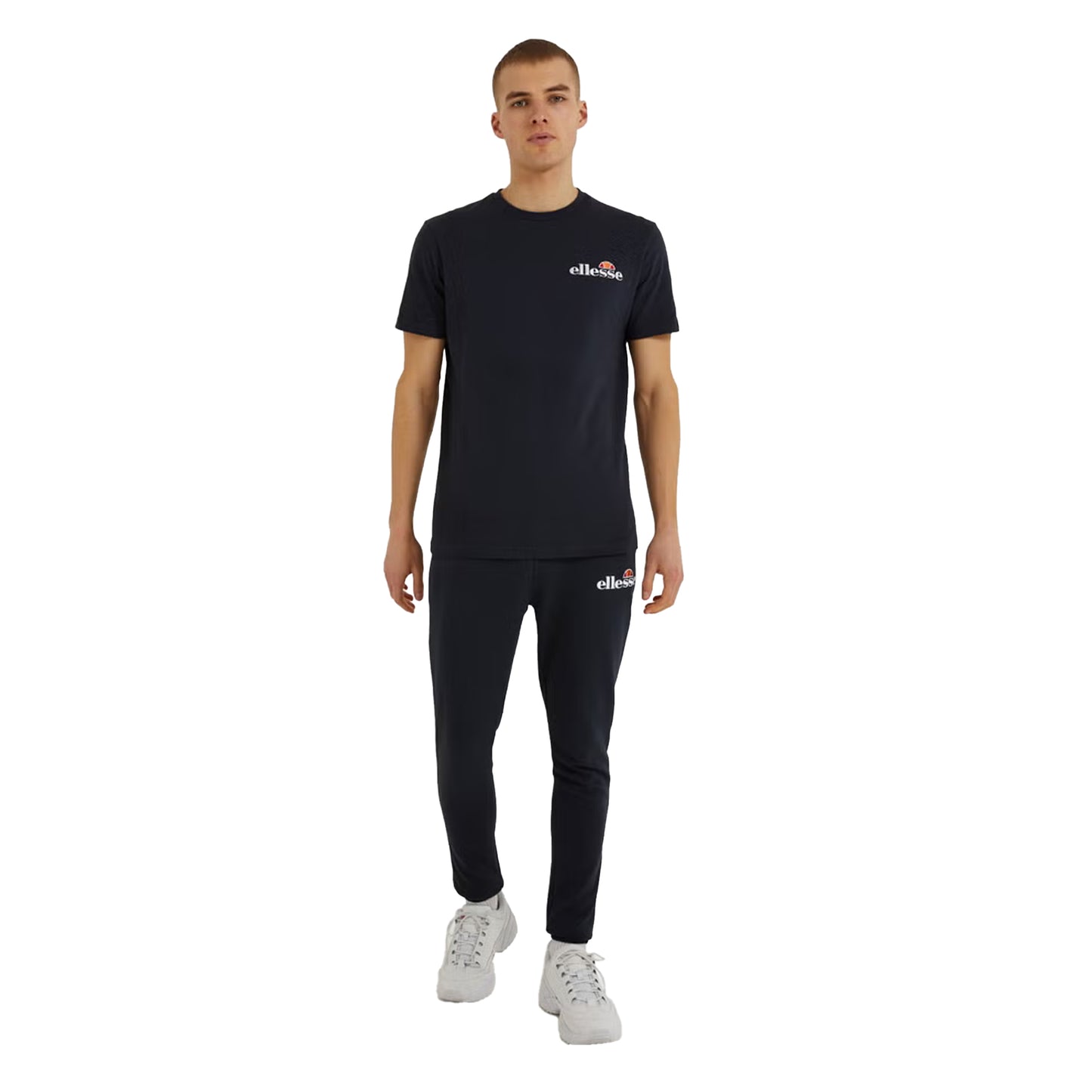 Navy - Side - Ellesse Mens Voodoo T-Shirt
