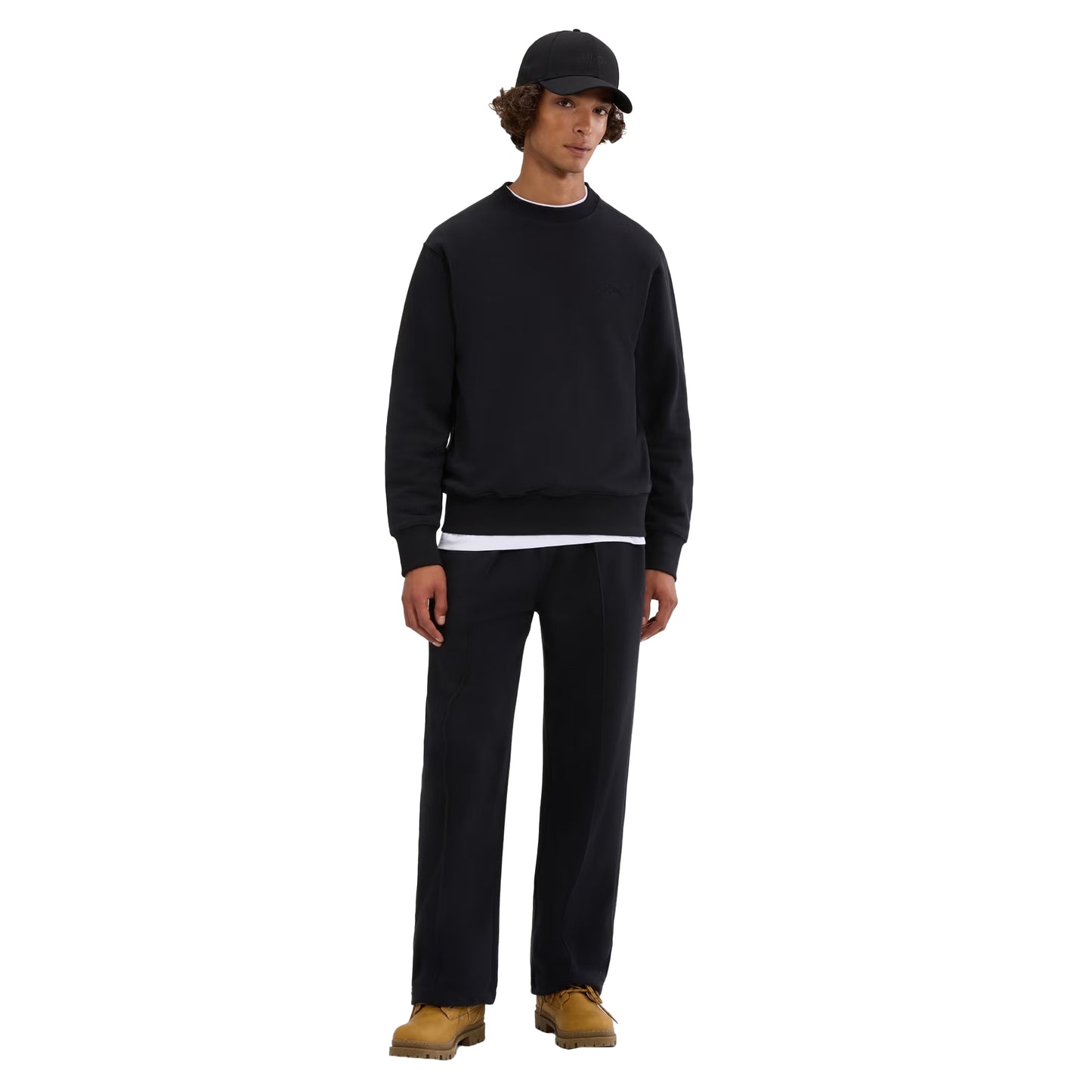 Black - Pack Shot - Ellesse Mens Corcolle Sweatshirt