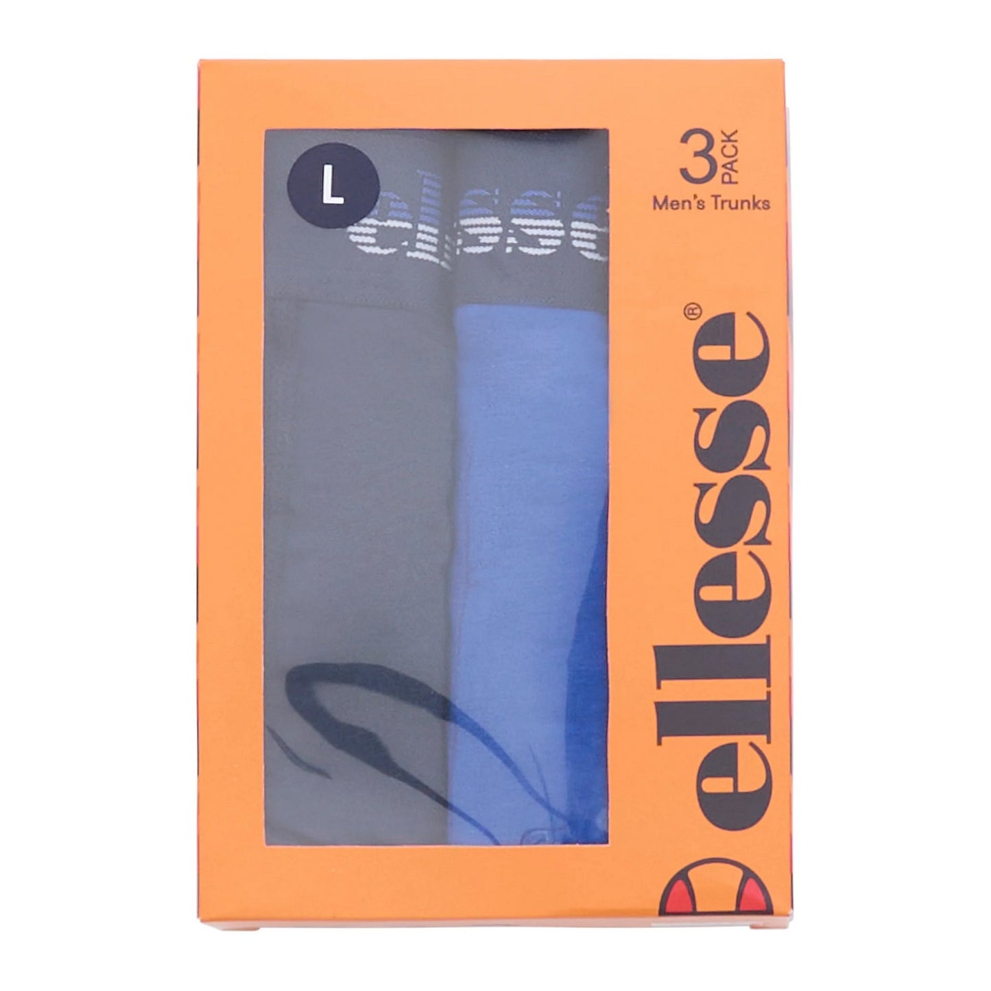 Navy-Blue-Light Blue - Lifestyle - Ellesse Mens Muxel888 Boxer Shorts (Pack of 3)
