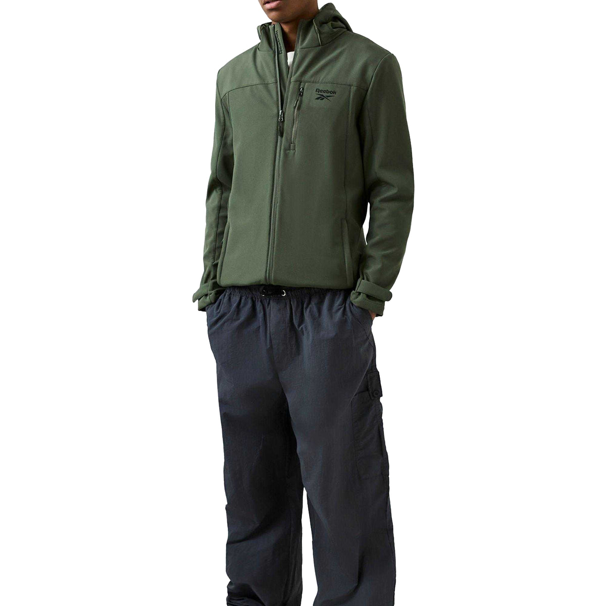 Hunter Green - Lifestyle - Reebok Mens Compton Soft Shell Jacket