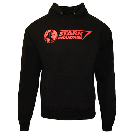 Black-Red - Front - Marvel Unisex Adult Stark Industries Hoodie