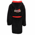 Black-Red - Back - Jurassic Park Unisex Adult Logo Dressing Gown