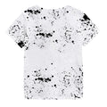 White-Black-Yellow - Back - Pokemon Childrens-Kids Electrifying 025 Pikachu Splattered T-Shirt