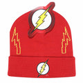 Red-Yellow - Front - The Flash Logo Beanie