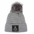 Grey - Front - Harry Potter Unisex Adult Deathly Hallows Beanie