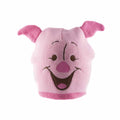 Pink - Front - Winnie the Pooh Piglet Face Beanie