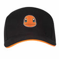 Black - Front - Pokemon Charmander Badge Baseball Cap