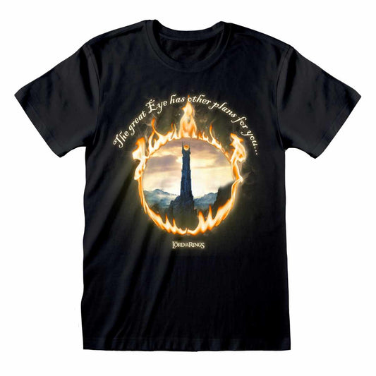 Black - Front - Lord Of The Rings Unisex Adult The Great Eye T-Shirt