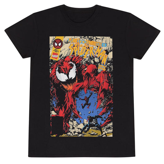 Black - Front - Marvel Comics Unisex Adult Carnage Cover T-Shirt