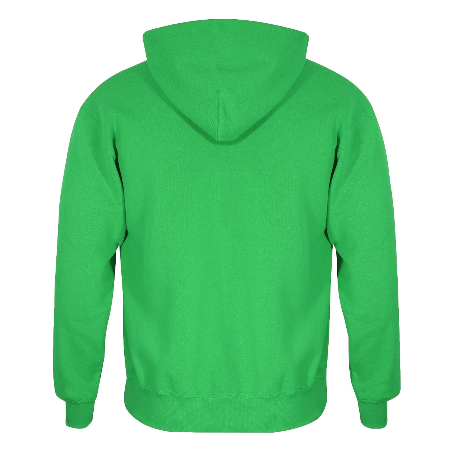 Green - Back - Super Mario Childrens-Kids Luigi Badge Hoodie