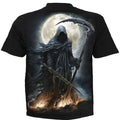 Black - Back - Spiral Direct Unisex Adult Shadow Rider T-Shirt