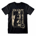 Black - Front - The Crow Unisex Adult Window T-Shirt