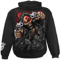 Black - Back - Spiral Direct Unisex Adult Assassin Five Finger Death Punch Hoodie