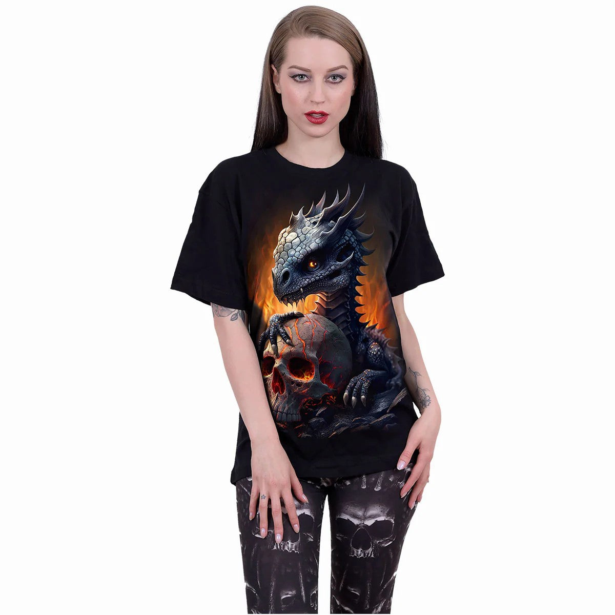 Black - Back - Spiral Direct Unisex Adult Hatchling T-Shirt