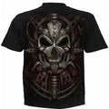 Black - Back - Spiral Direct Unisex Adult Diesel Punk T-Shirt