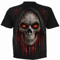 Black - Back - Spiral Direct Childrens-Kids Cyber Death T-Shirt