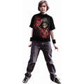 Black - Side - Spiral Direct Childrens-Kids Cyber Death T-Shirt