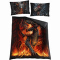 Black - Front - Spiral Direct Draconis Duvet Cover Set