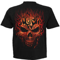 Black - Back - Spiral Direct Childrens-Kids Skull Blast Short-Sleeved T-Shirt