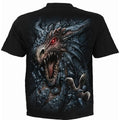 Black - Back - Spiral Direct Unisex Adult Dragon´s Lair Short-Sleeved T-Shirt