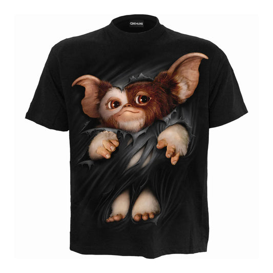 Black - Front - Spiral Direct Unisex Adult Gizmo Gremlins T-Shirt