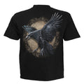 Black - Back - Spiral Direct Unisex Adult Raven Wise T-Shirt