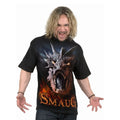 Black - Side - The Hobbit: The Desolation of Smaug Unisex Adult Back Print T-Shirt