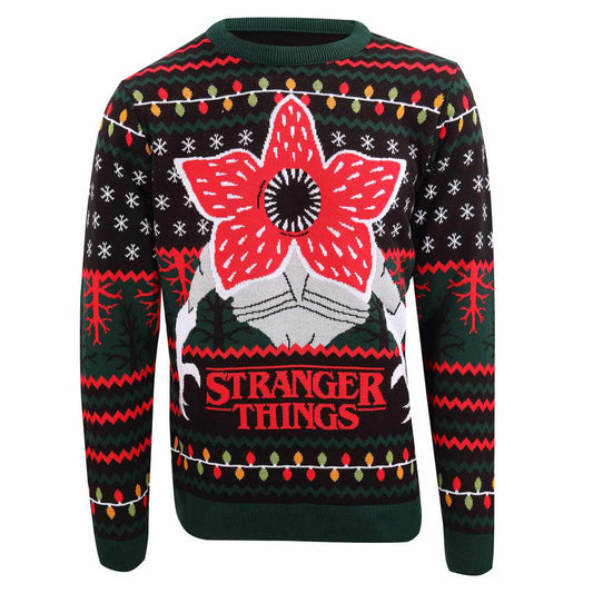 Multicoloured - Front - Stranger Things Unisex Adult Demogorgon Jumper