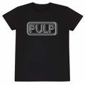 Black - Front - Pulp Unisex Adult Different Class Logo T-Shirt