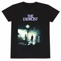 Black - Front - The Exorcist Unisex Adult Poster T-Shirt