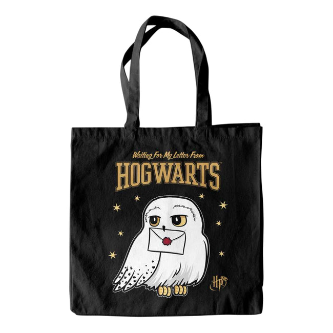 Black - Front - Harry Potter Hedwig Tote Bag