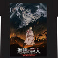 Black - Back - Attack on Titan Unisex Adult Final Season Poster T-Shirt