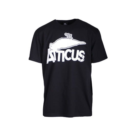 Black - Front - Atticus Unisex Adult Quake T-Shirt