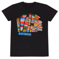 Black - Front - Radiohead Unisex Adult Pacific Coast T-Shirt