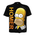 Black - Front - The Simpsons Unisex Adult Homer Simpson T-Shirt