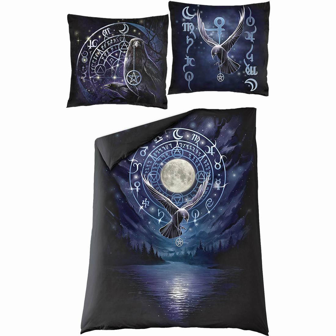 Black - Back - Spiral Direct Witchcraft Duvet Cover Set