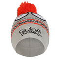 Grey - Side - Pokemon Pokeball Acrylic Beanie