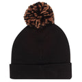 Black-Brown - Back - Gremlins Unisex Adult Gizmo Faux Fur Pom Pom Beanie