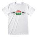 White - Front - Friends Unisex Adult Central Perk T-Shirt