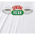 White - Back - Friends Unisex Adult Central Perk T-Shirt