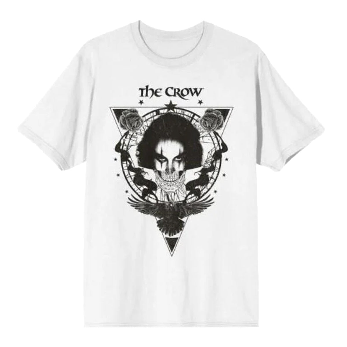 White - Front - The Crow Unisex Adult Gothic Dream T-Shirt