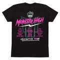 Black - Back - Monster High Unisex Adult Tour T-Shirt