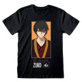 Black - Front - Avatar: The Last Airbender Unisex Adult Zuko T-Shirt
