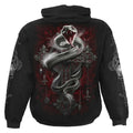 Black - Back - Spiral Direct Unisex Adult Gothic Serpent Hoodie