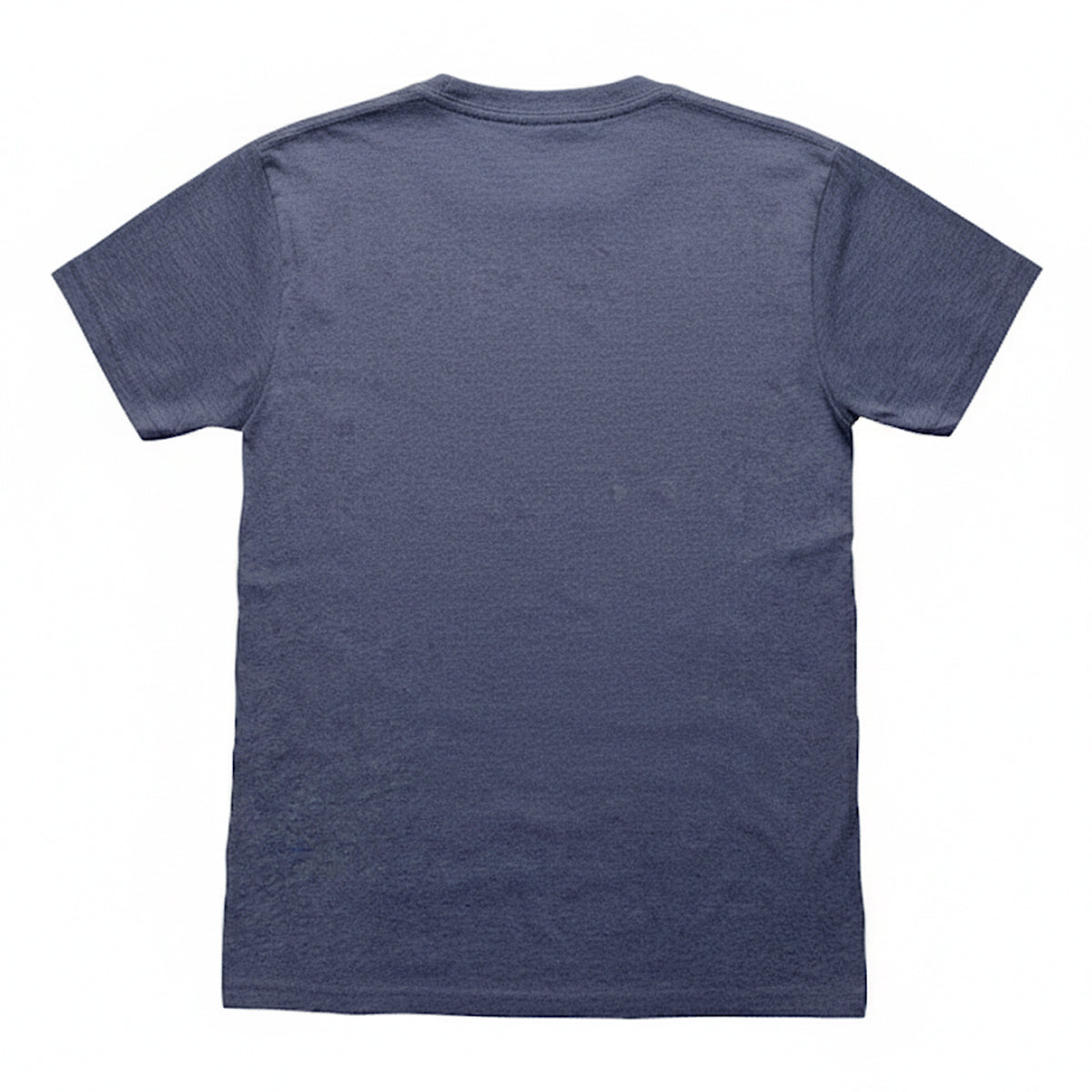 Vintage Heather Navy - Back - Jaws Unisex Adult Quints Shark Fishing T-Shirt