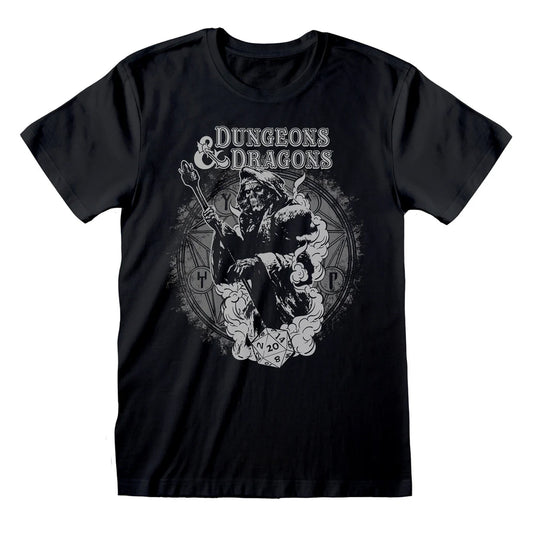 Black - Front - Dungeons & Dragons Unisex Adult Lich T-Shirt