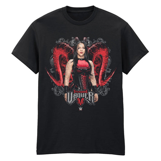 Black - Front - WWE Unisex Adult Stephanie Vaquer La Primera T-Shirt