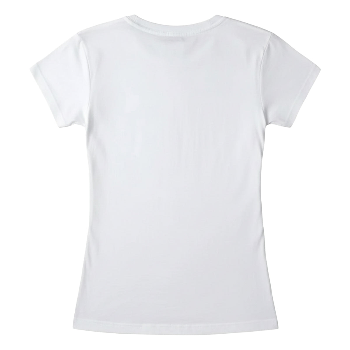 White - Back - Friends Womens-Ladies Central Perk Fitted T-Shirt