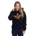 Black - Side - The Legend Of Zelda Unisex Adult Hyrule Logo Pullover Hoodie